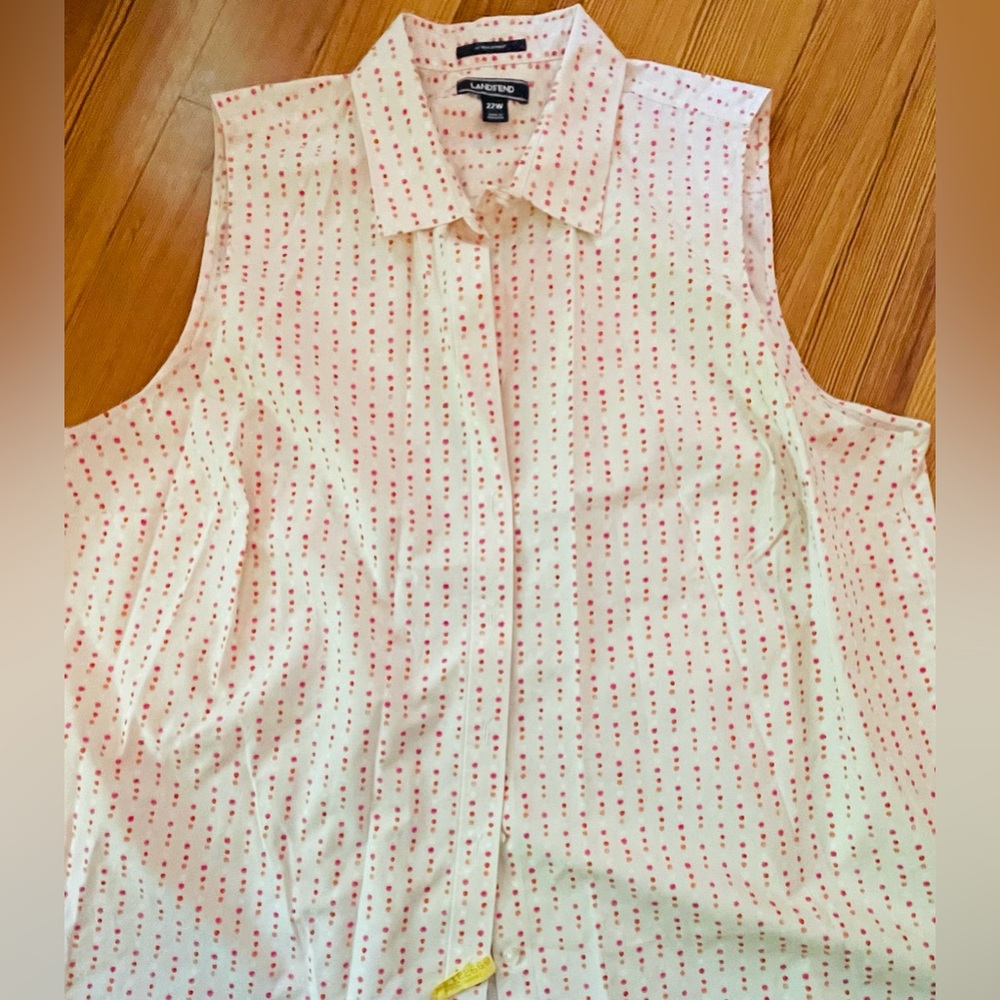 Land’s End Women’s plus size Sleeveless Shirt